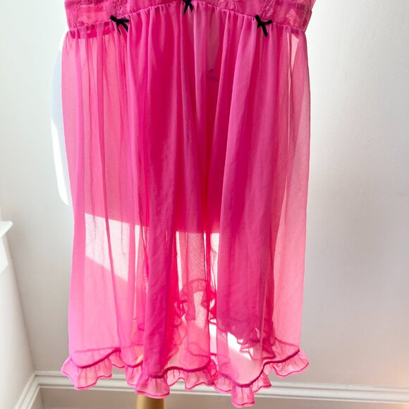 Y2k BETSEY JOHNSON lingerie baby doll nightie - Picture 9 of 10